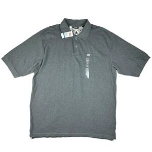 ECKO UNLTD Sz XL Mens Wallburner Polo Shirt Pique Knit Rhino Logo‎ Charcoal Gray